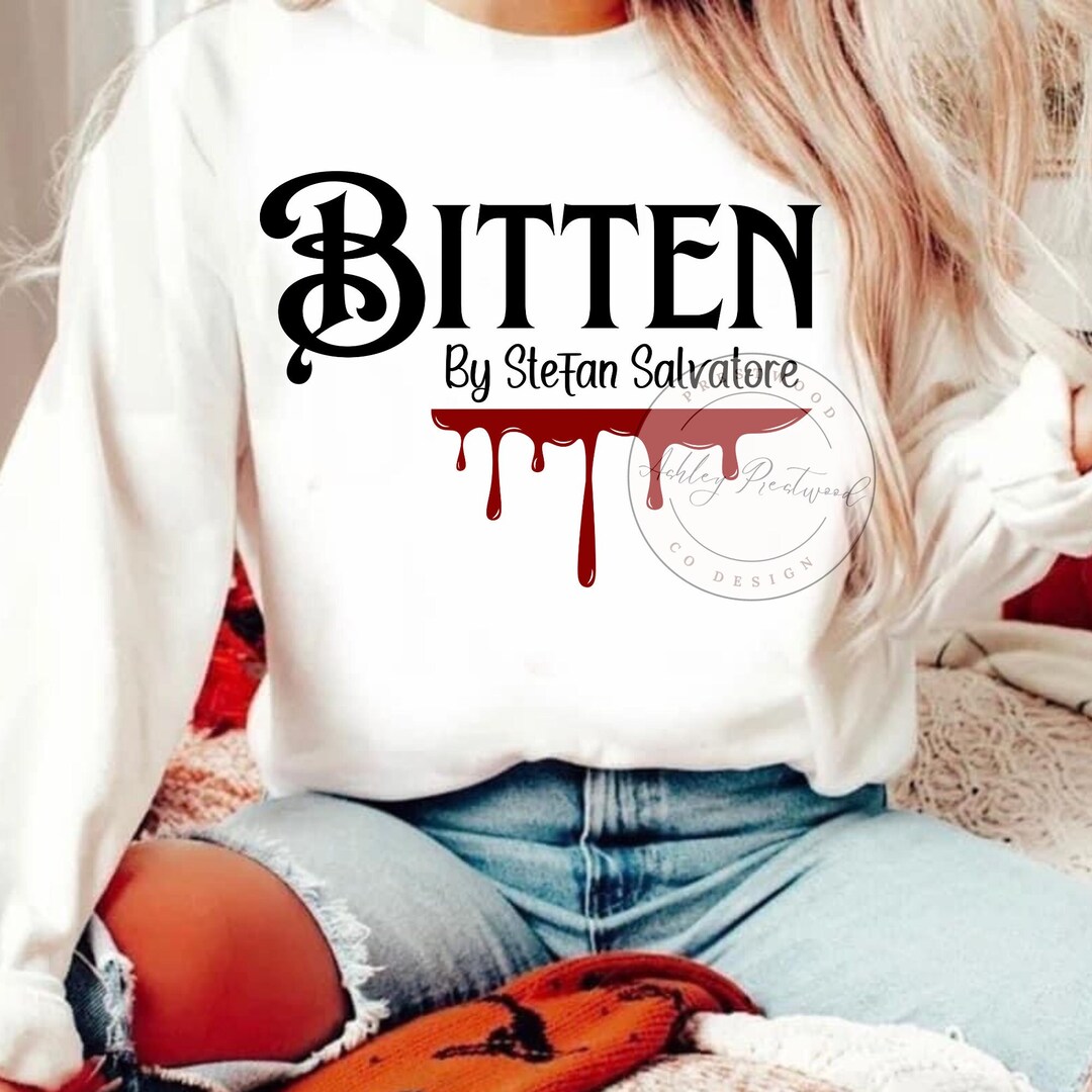 The Vampire Diaries Design, Bitten by Stefan Png, Tvd Shirt, Tvd Merch