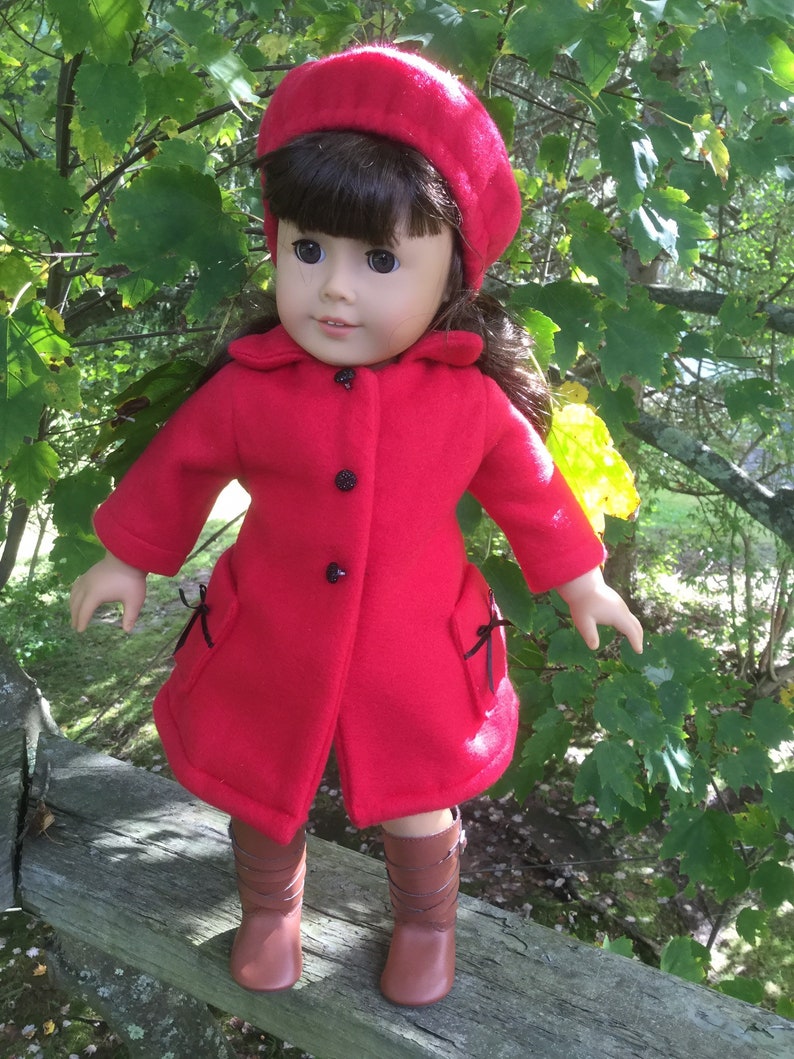 Coat and hat for 18 inch dolls