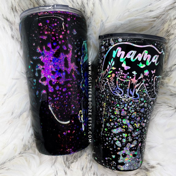 Home & Living :: Holographic Shimmer 40 oz. tumbler - NO BLING ON THIS  TUMBLER