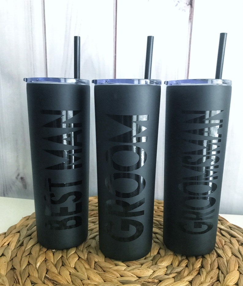 Personalized Skinny Tumbler with Straw Custom Bride Water Etsy