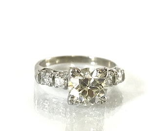 Antique Old European Cut Diamond Ring