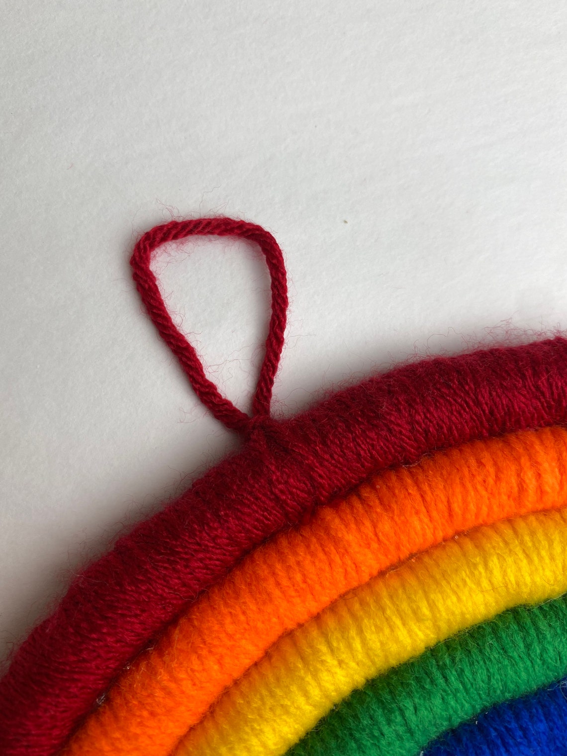 Large Rainbow Wall Hanging Rainbow Nursery Decor Macrame Etsy