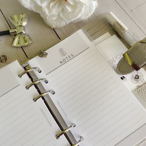 Simple Neutral Notes ~ Planner ~ Travelers Notebook ~ Disc ~ Inserti stampati ~ Ricariche ~ Raccoglitore ~ Agenda