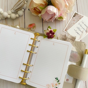 Spring Floral Notes | Inserts | Refills | Planner | Agenda | Rings | Discs | Travelers Notebooks