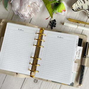 Inbox Planner Inserisci ~ Anelli ~ Taccuino dei viaggiatori ~ Dischi ~ Stampato