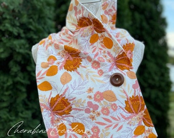 Rust & Plum Floral Scarf - 037