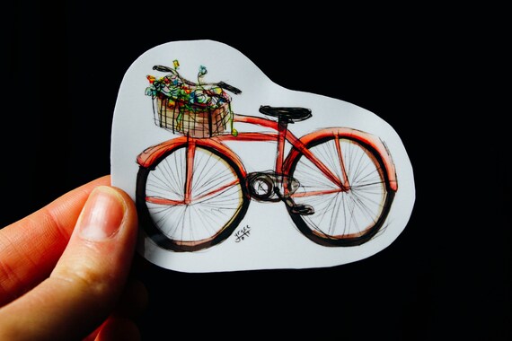 bicycle sticker design
