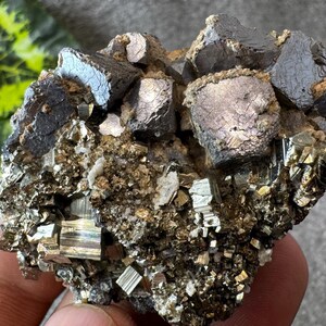 Wonderful Pyrite Galena Calcite Borieva mine Madan Bulgaria