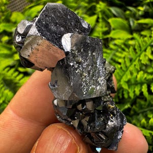 方鉛鉱石英方解石ボリエバ鉱山マダン、ブルガリア鉱物クラスター