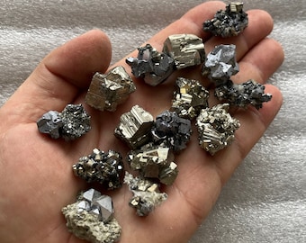 Bulgaria Pyrite Mineral Specimen, Madan Cluster Collection