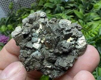 Pyrite Namibia natural crystal minerals specimen clusters souvenirs WholesaleMineralsBox home decor
