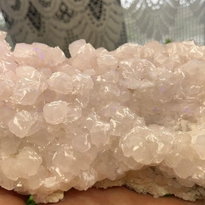 Amazing Manganocalcite fluorescent Krushev Dol mine Madan, Bulgaria crystal minerals specimen natural
