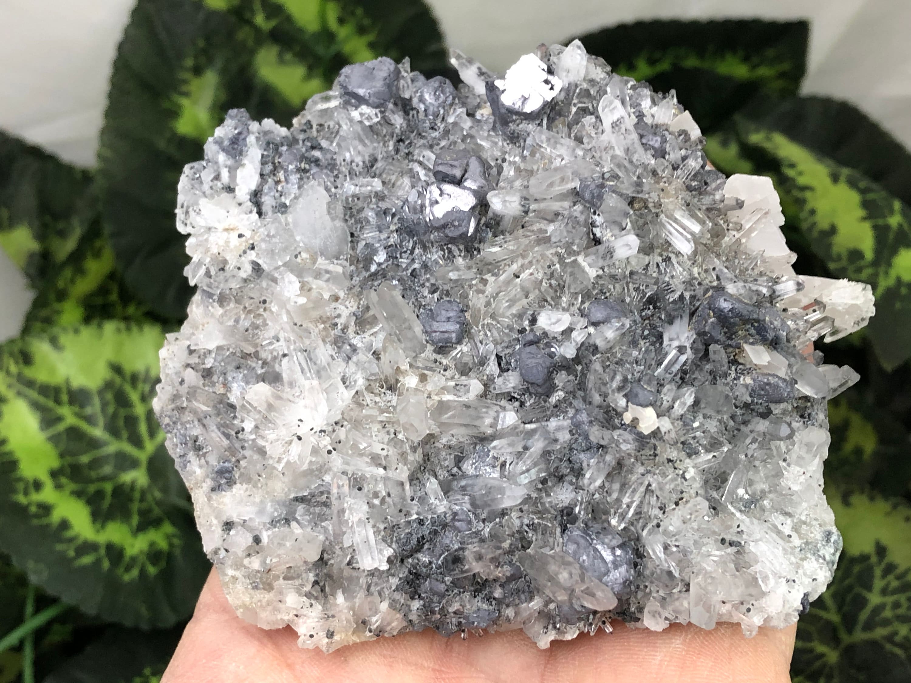 方鉛鉱-方解石-石英 デベティ セプテンブリ鉱山-マダン ブルガリア