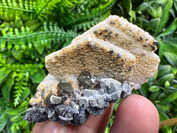 Calcite Chalcopyrite Quartz Sphalerite pyrite Galena - Madan Bulgaria natural specimen