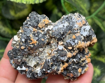 Sphalerite Calcite Quartz Crystal Specimen - Madan, Bulgaria