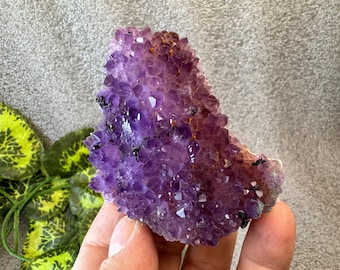Amethyst Phantom Chalcopyrite Cluster, Bulgarian Mineral Specimen