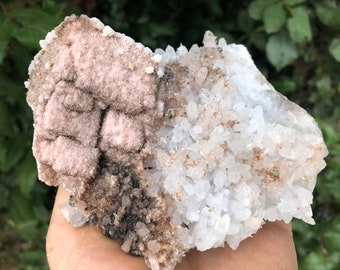 Wonderful Quartz Manganocalcite Calcite  Borieva mine Madan, Bulgaria