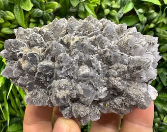 Amethyst Chalcopyrite : Madan Bulgaria natural crystal minerals specimen clusters