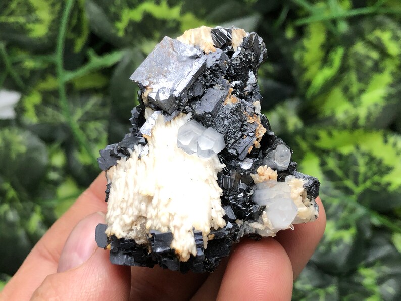 Wonderful Quartz-Galena-Calcite Sphalerite Krushev Dol mine-Madan Bulgaria natural crystal minerals specimen