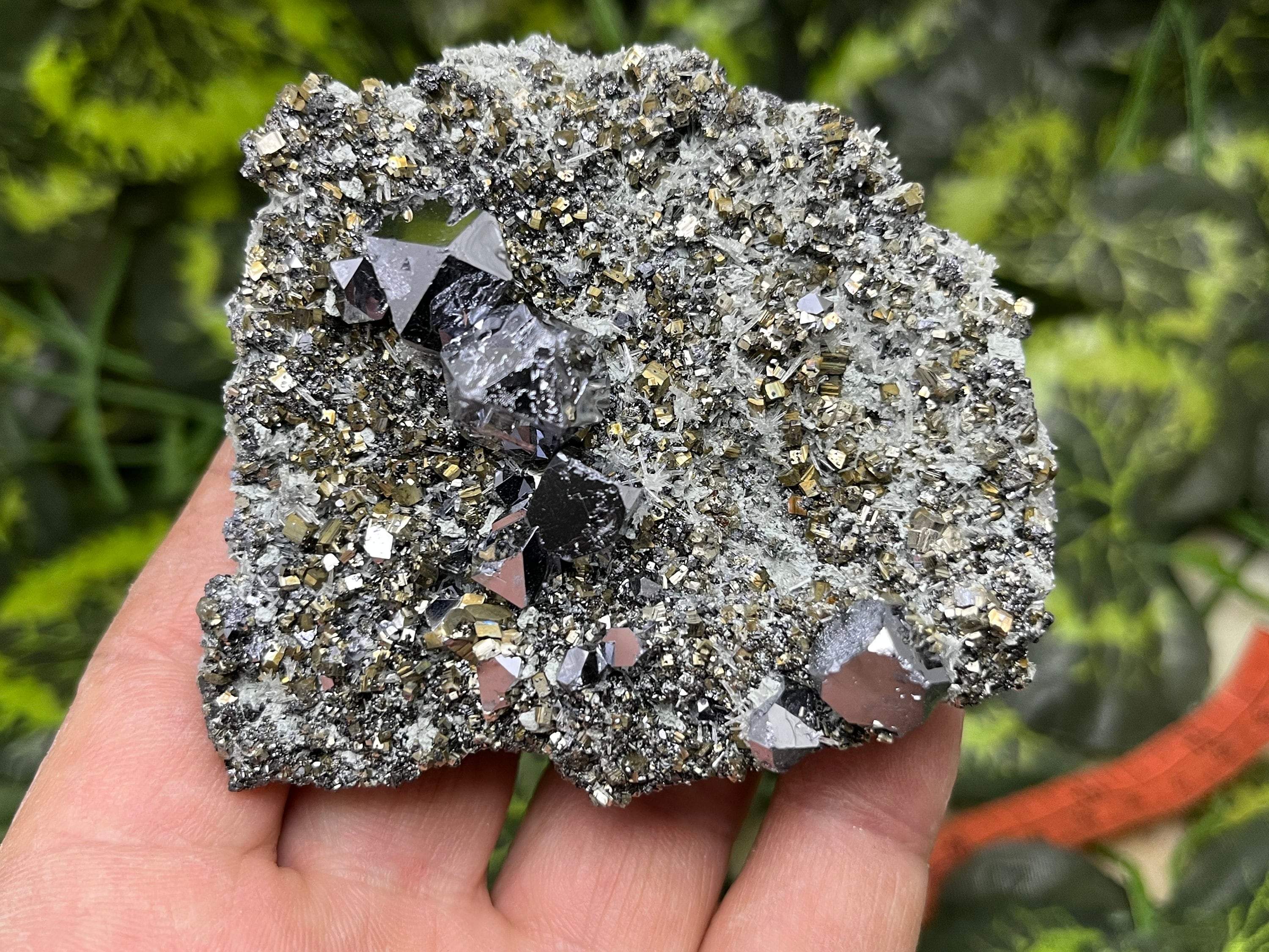Pyrite Madan- Bulgaria natural crystals minerals specimens clusters Quartz souvenirs Galena