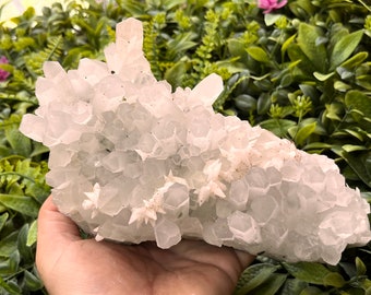 Quartz Calcite Cluster, Madan Bulgaria Mineral Specimen