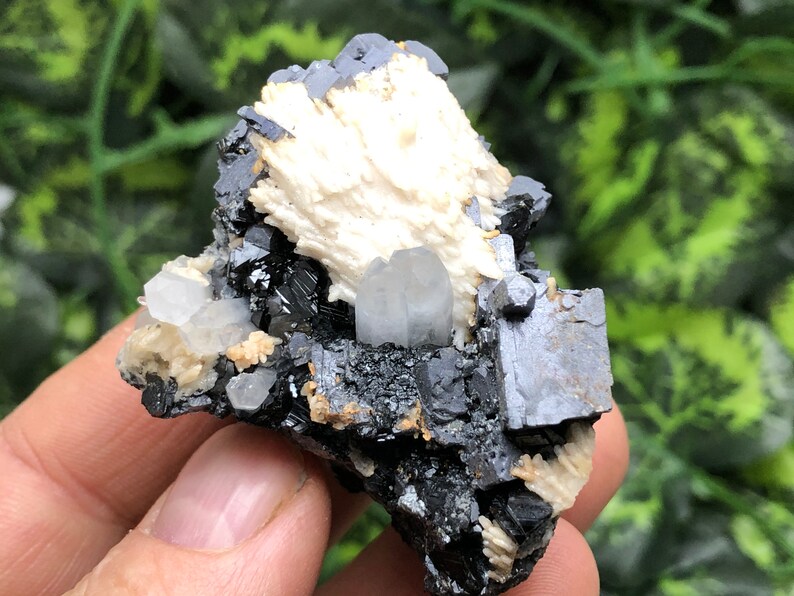Wonderful Quartz-Galena-Calcite Sphalerite Krushev Dol mine-Madan Bulgaria natural crystal minerals specimen