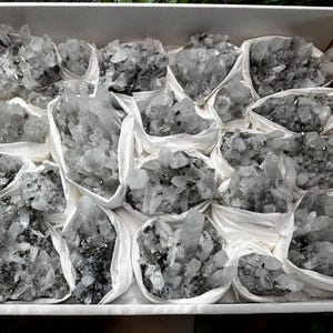 Mix minerals flat 230x300 milimeters  from  Bulgaria crystal minerals specimen clusters natural