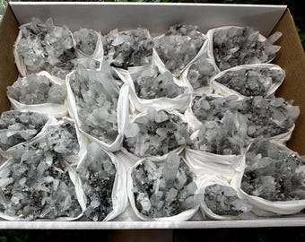 Mix minerals flat 230x300 milimeters  from  Bulgaria crystal minerals specimen clusters natural