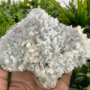 Erstaunliche Quarz Hämatit Calcit Deveti Septemvri Mine Madan Bulgarien Mineral Probe,Tischdekor,Heilende Kristalle