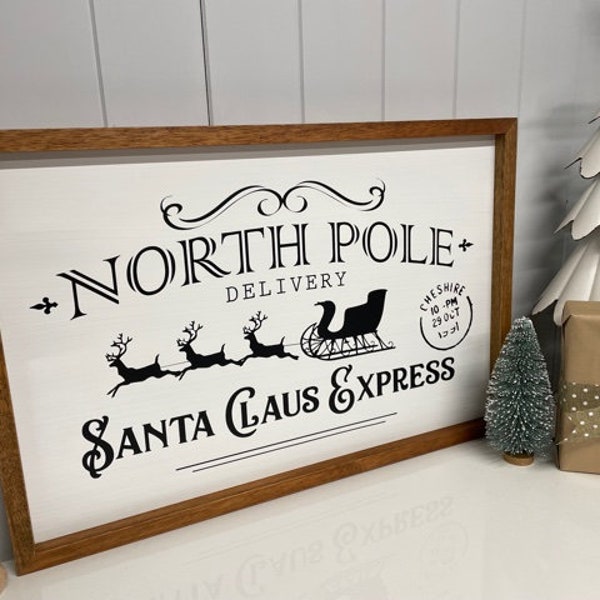 North Pole Deliver Santa Claus Express