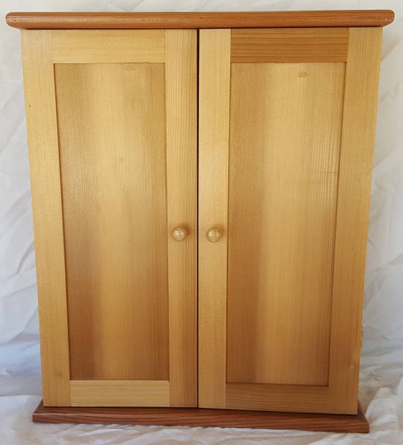 Jewelry Cabinet In Western Red Cedar And Reclaimed Redwood Etsy