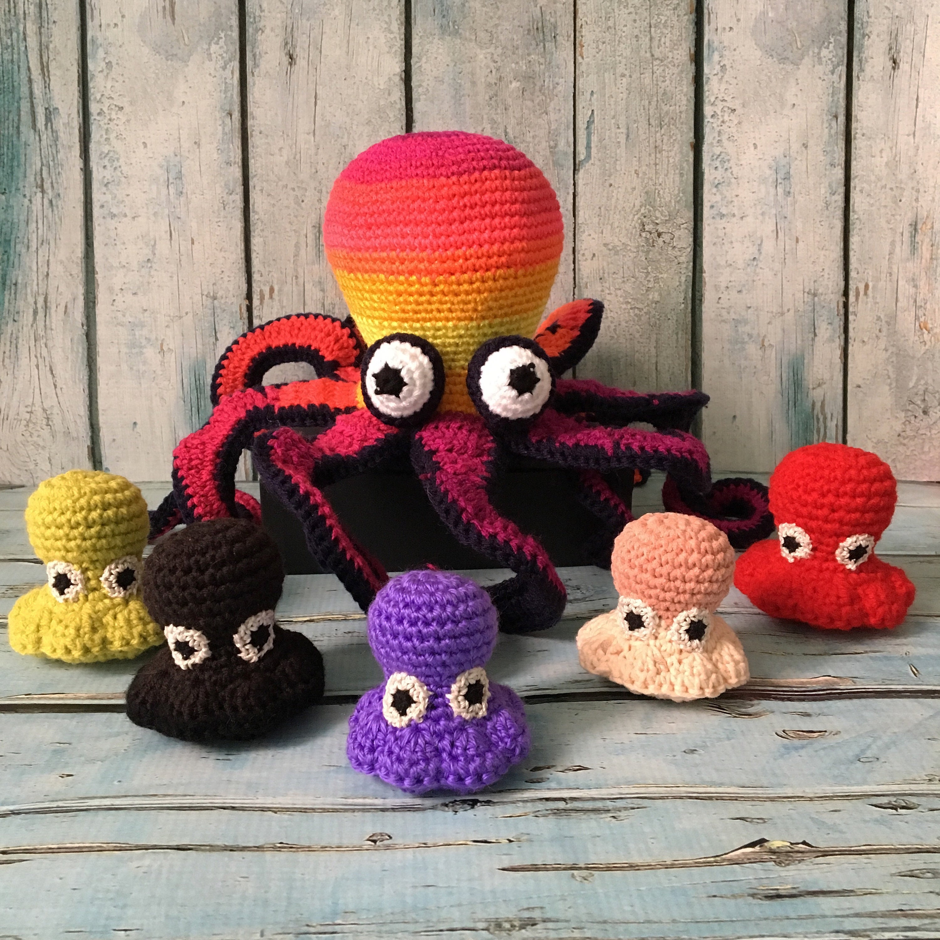 Crochet Octopus Pattern: Large Amigurumi Octopus Newborn Etsy