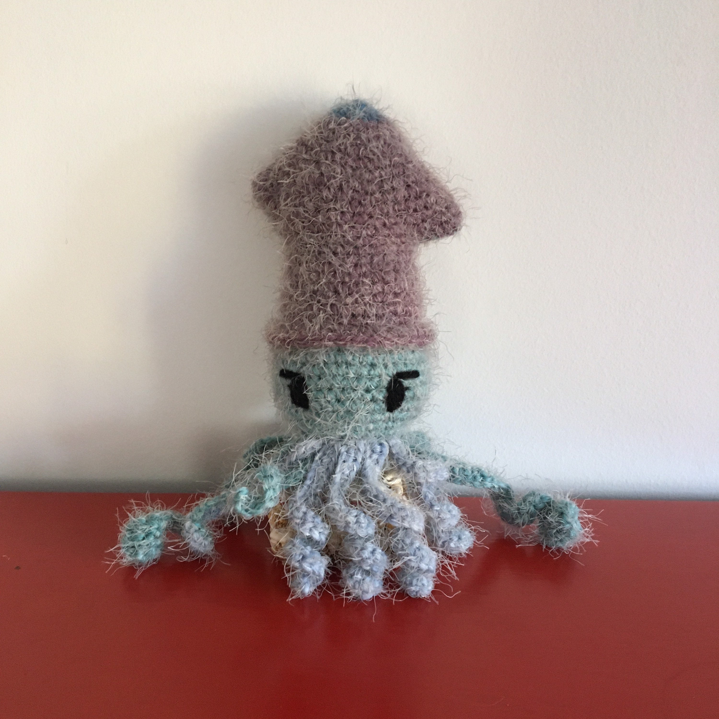 blue squid plush