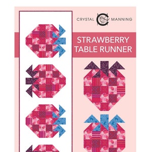 Strawberry Table Runner PDF Quilt Pattern