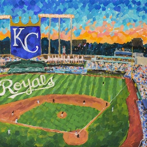 Kansas City Royals Stadium Artist Print