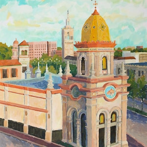 Kansas City Plaza Artist Print