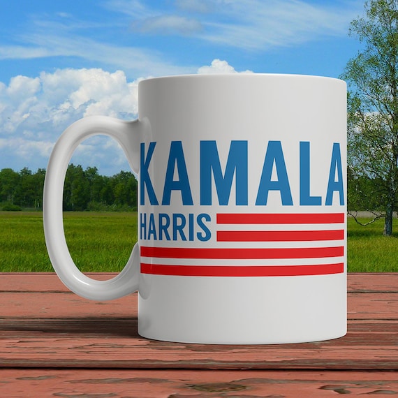 Kamala Harris Portrait Mug Personalized Custom Coffee Cup Tea 2020