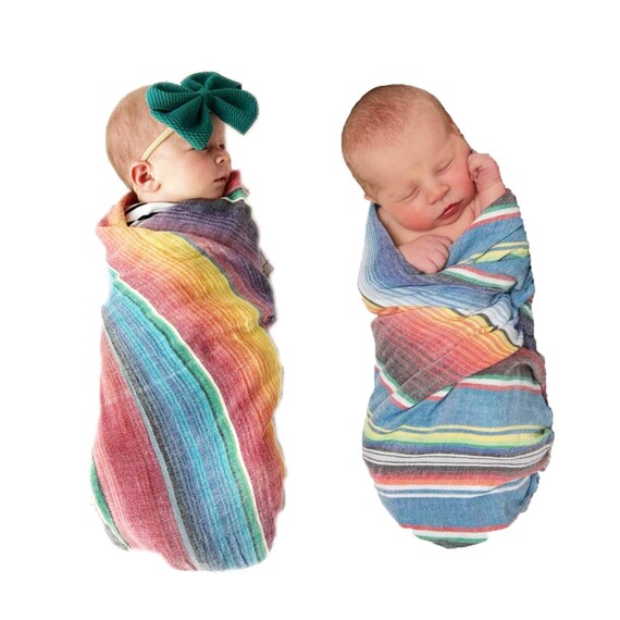 Serape Swaddle Blankets NEW Fiesta Siesta Etsy
