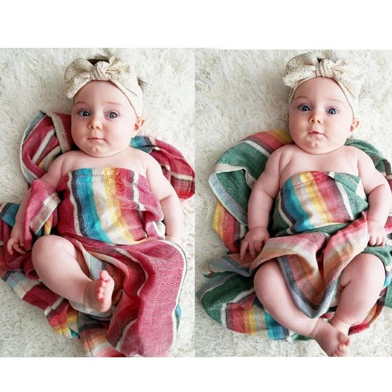 serape swaddle blanket