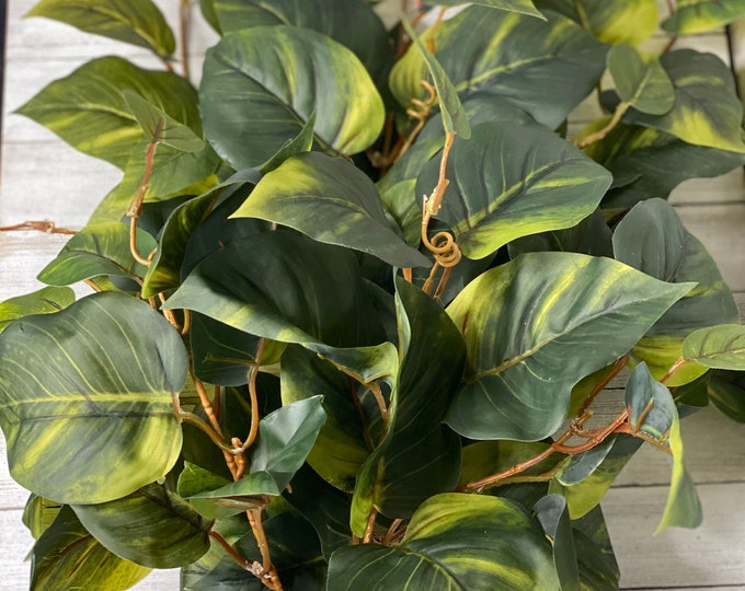 Artificial Greenery Bush, Hanging Pothos Plant, Artificial Plants, Faux