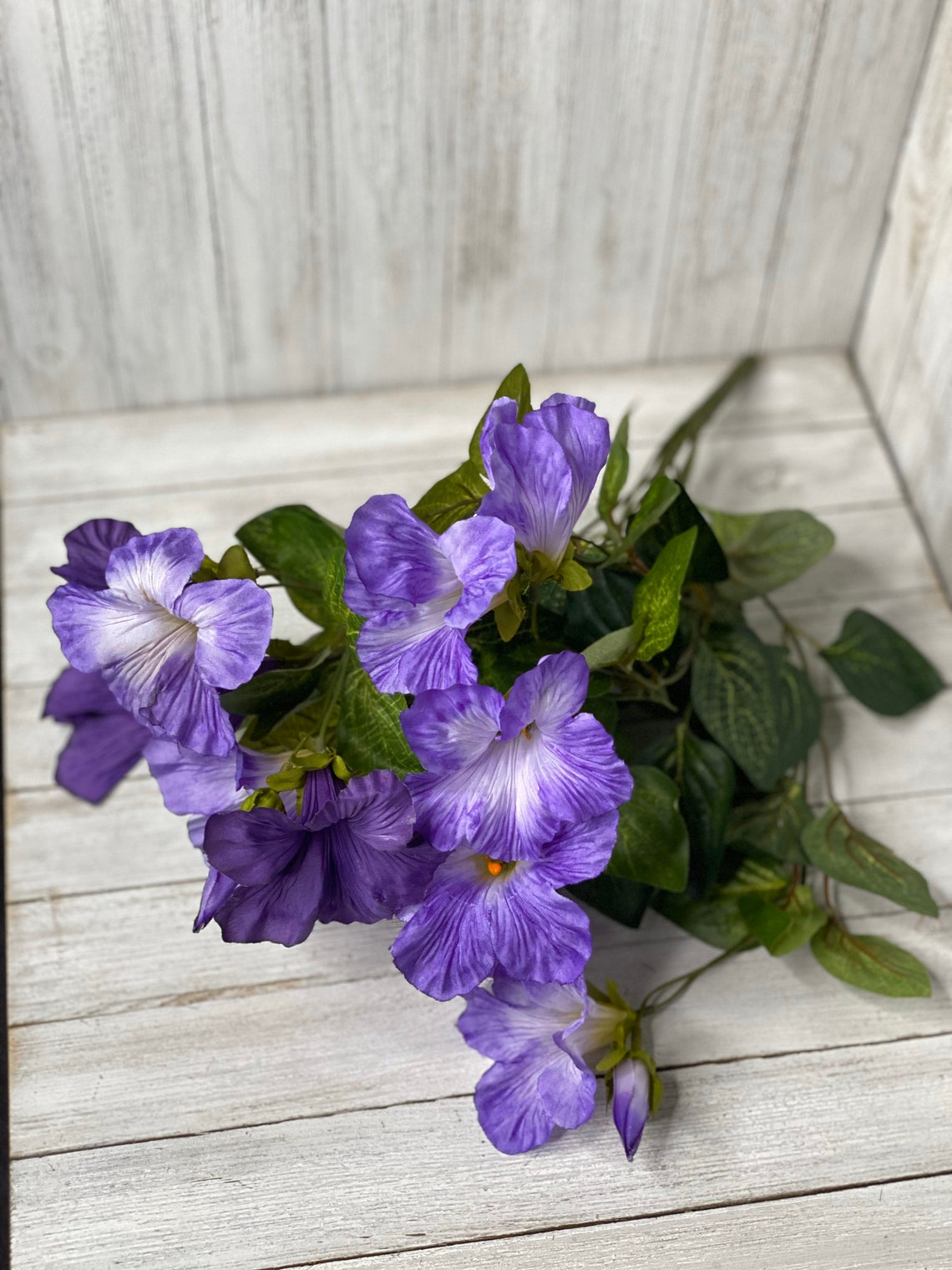 Petunia flowers morning glory artificial petunias pink or Etsy