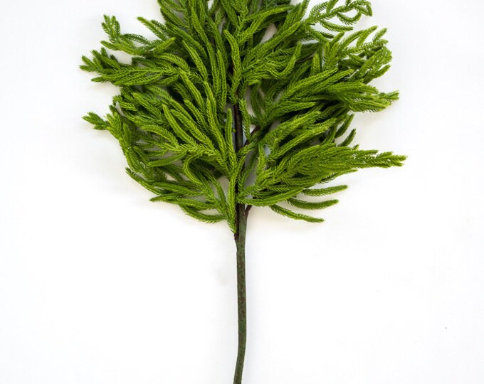 Artificial Norfolk Pine Branch, Natural Touch Life Like Norfolk, Fake Norfolk Pine, Thick