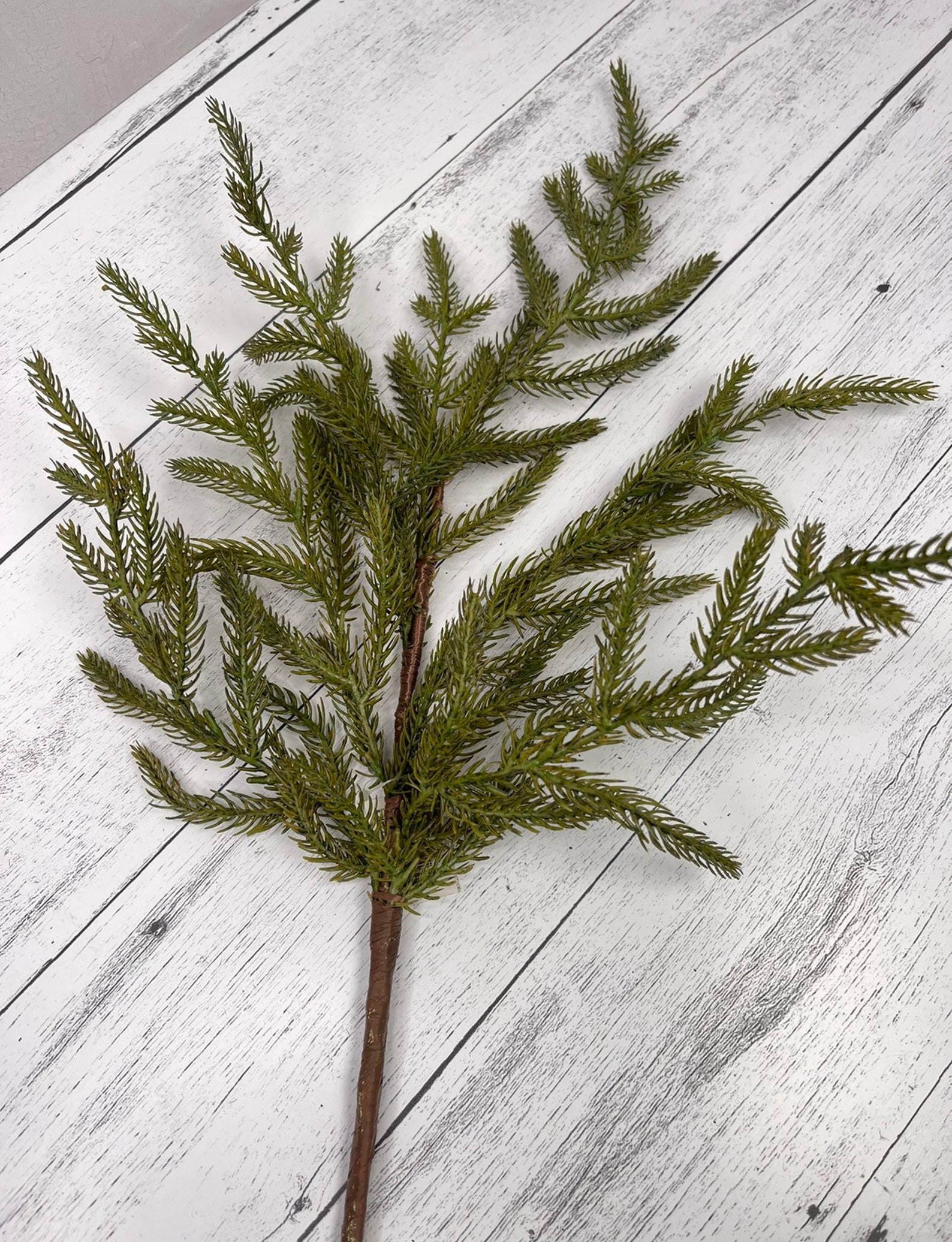 Artificial Norfolk Pine Branch Natural Touch Life Like Etsy