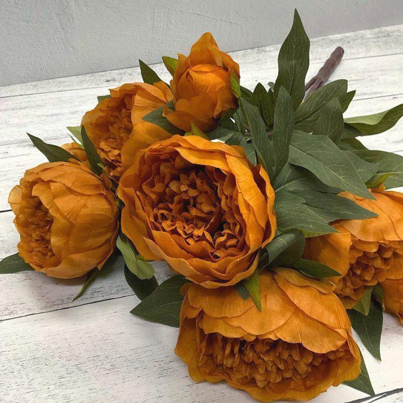 Peony Silk Flower - Etsy