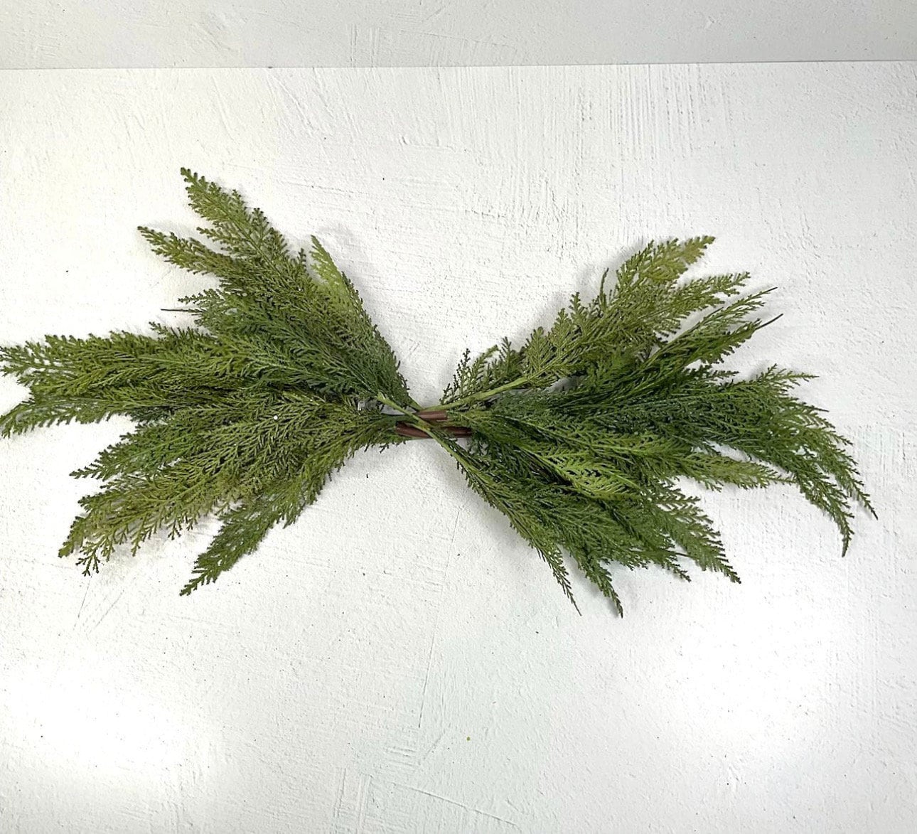 Real Touch Cedar Stems Faux Winter Greenery Holiday Decor Bundle - 29
