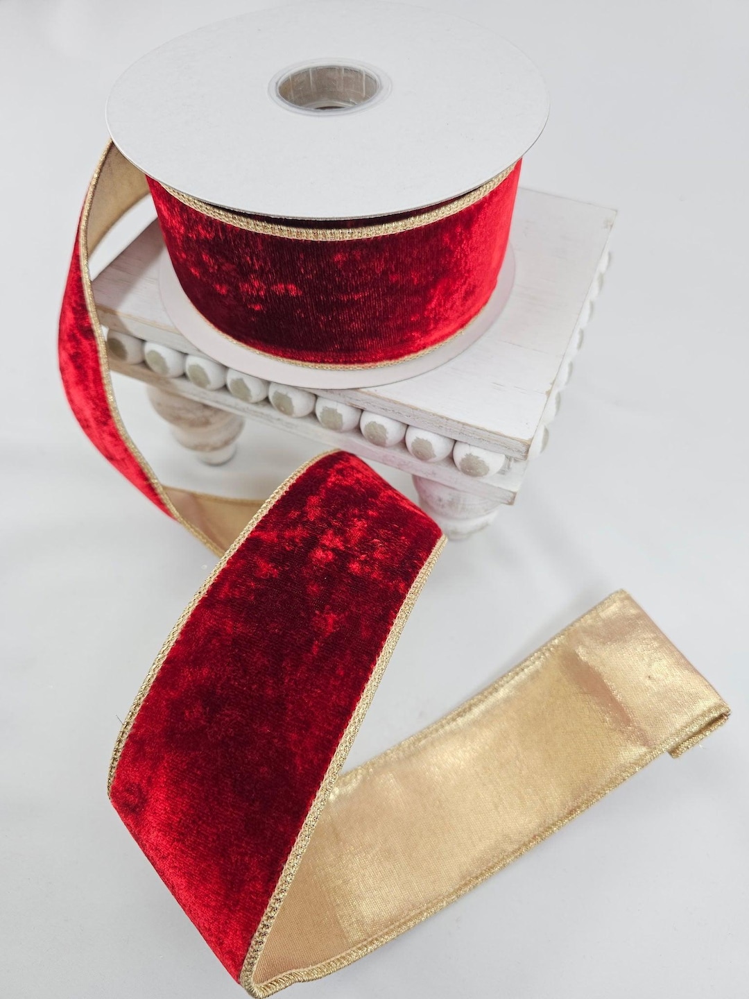 Red Rvelvet Ribbon Red Velvet Ribbon - 2.5
