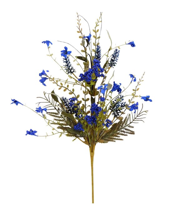 Blue Filler Flowers 60919 Floral Spray 60919 Flower Stems Etsy