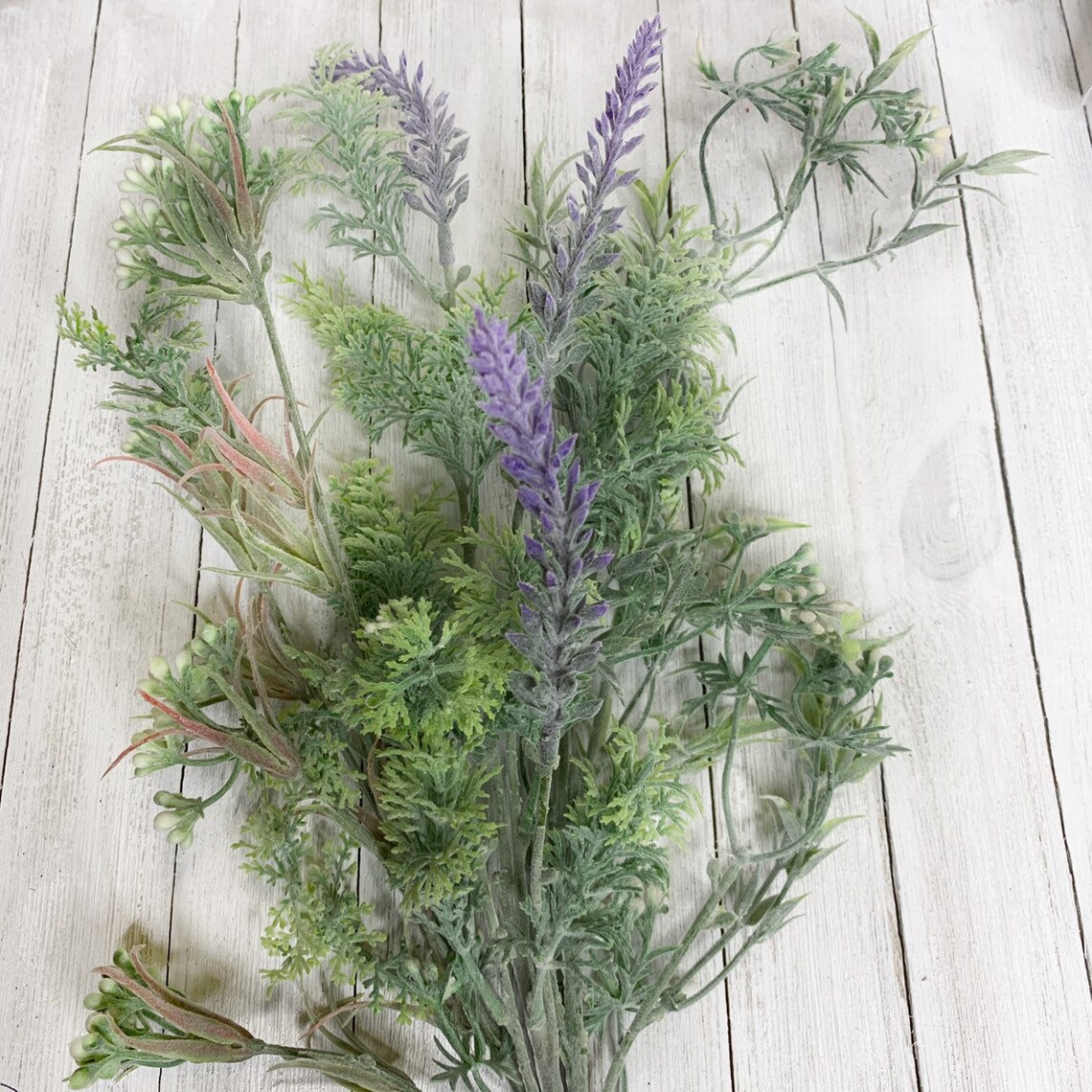 Artificial Lavender stems faux lavender mixed lavender Etsy