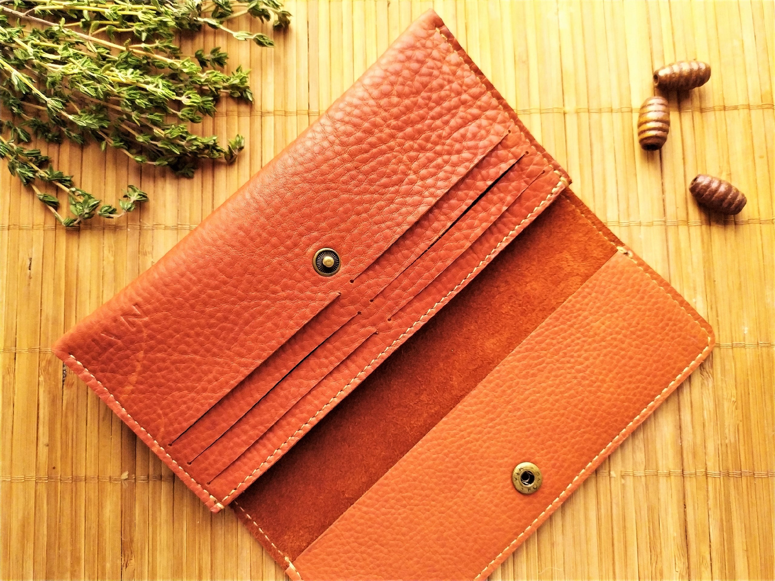 Leather women wallet Women wallet Women purse 199cm Gift Etsy