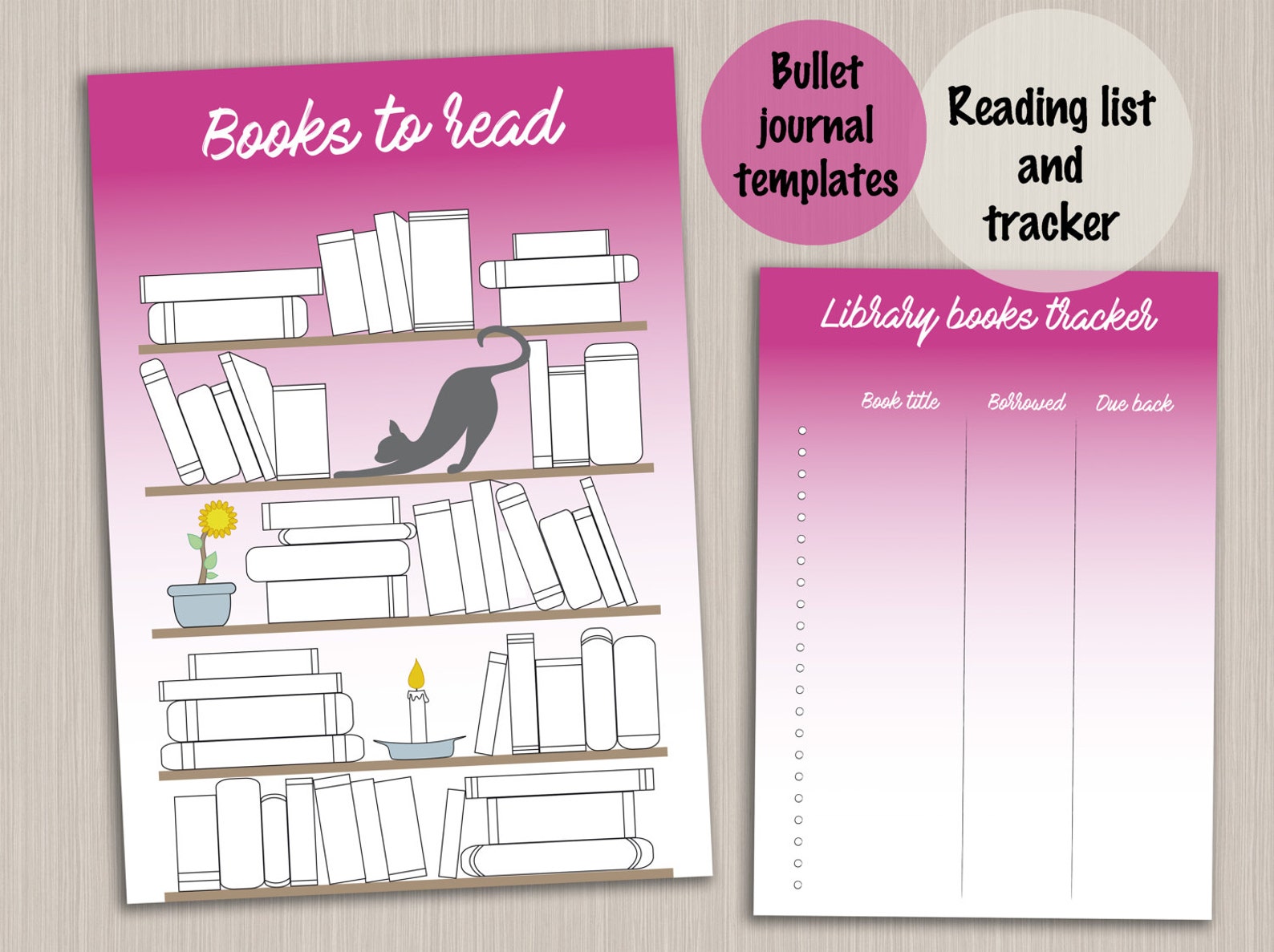 чек лист книжная полка